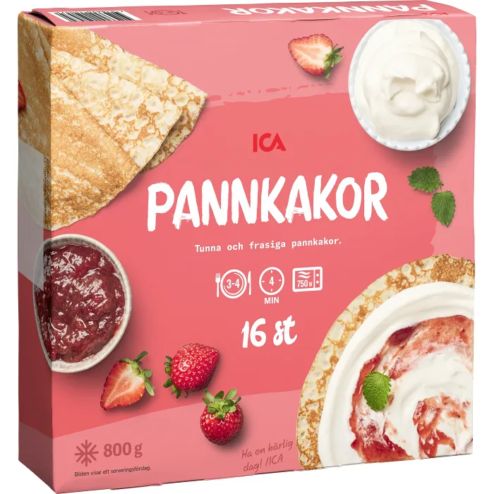 Pannkakor 16-p 800g ICA