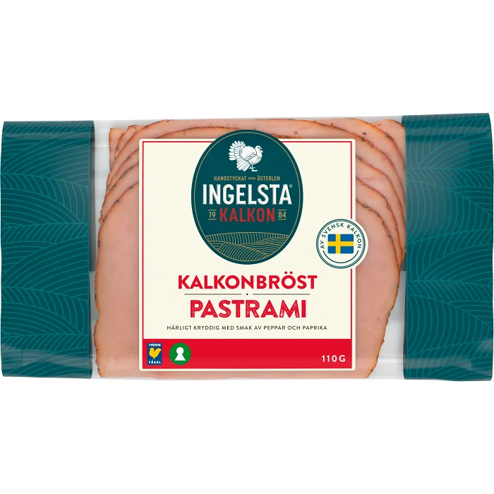 Kalkonbröst Pastrami 110g Ingelsta kalkon