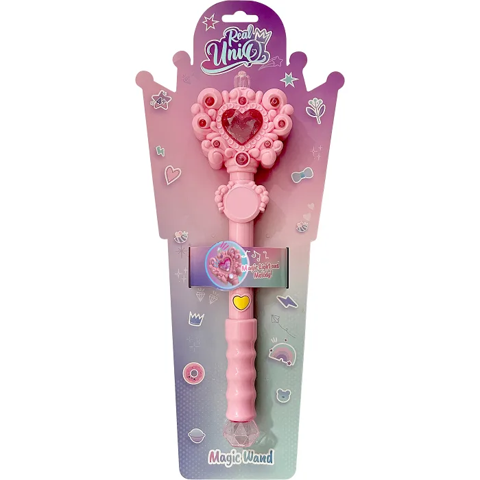 Trollstav med ljud och ljus Real UniQ