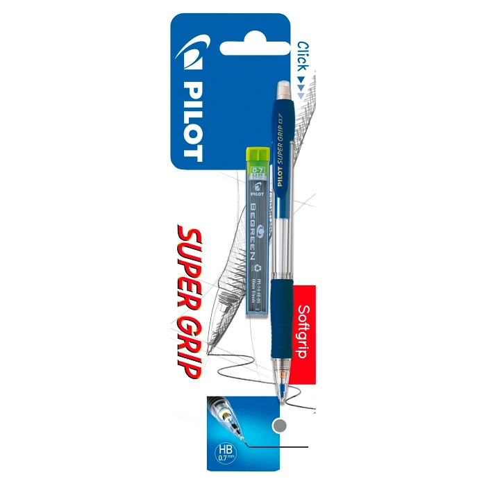 Stiftpenna Supergrip 0,7 Svart 1-p Pilot