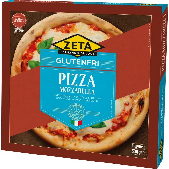 Pizza Mozzarella GF 300g Zeta
