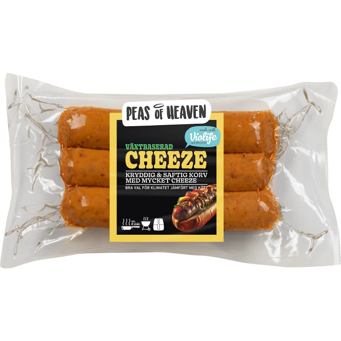 Vegokorv cheeze 210g Peas of Heaven