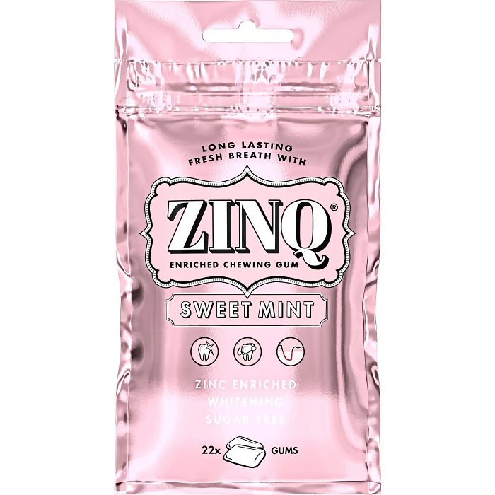Tuggummi Sweetmint Sockerfri 31,5g Zinq
