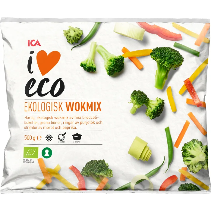 Wokmix Fryst Ekologisk 500g ICA eco