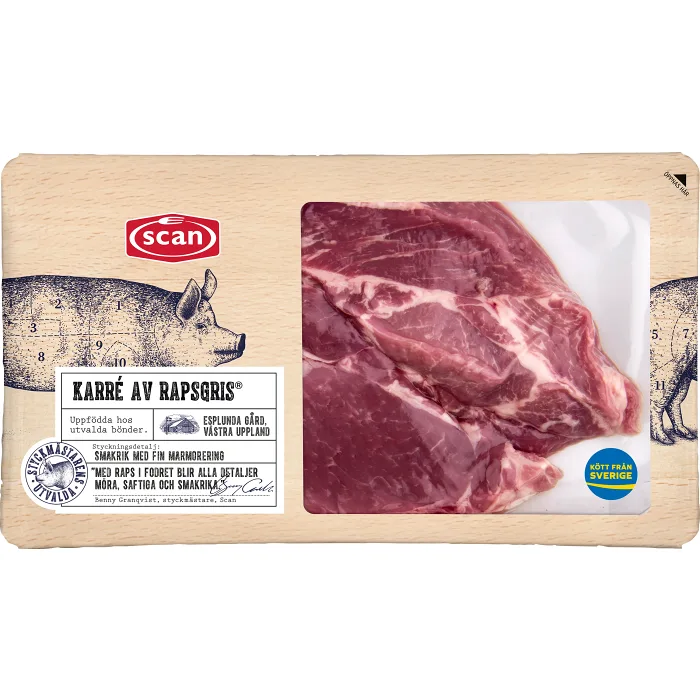 Karré Färsk Rapsgris 300g Scan