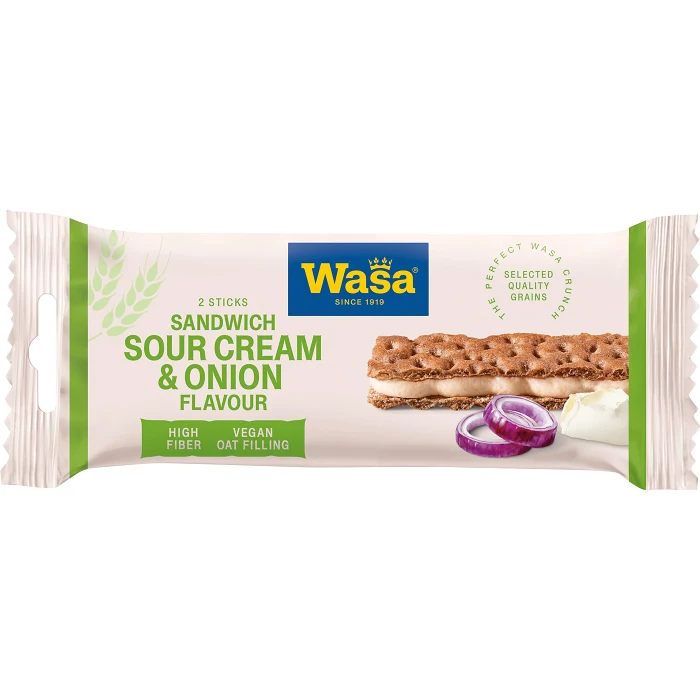 Sandwich Sourcream & Onion 2-p 33g Wasa