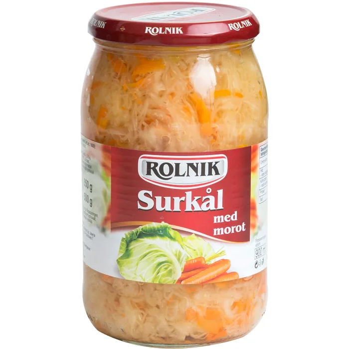Surkål med morot 500g Rolnik
