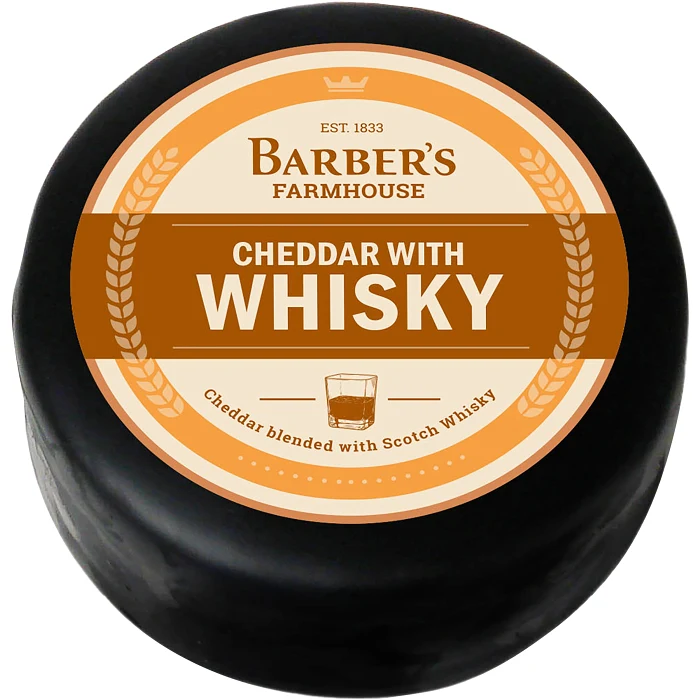 Whisky Cheddar 400g Barbers