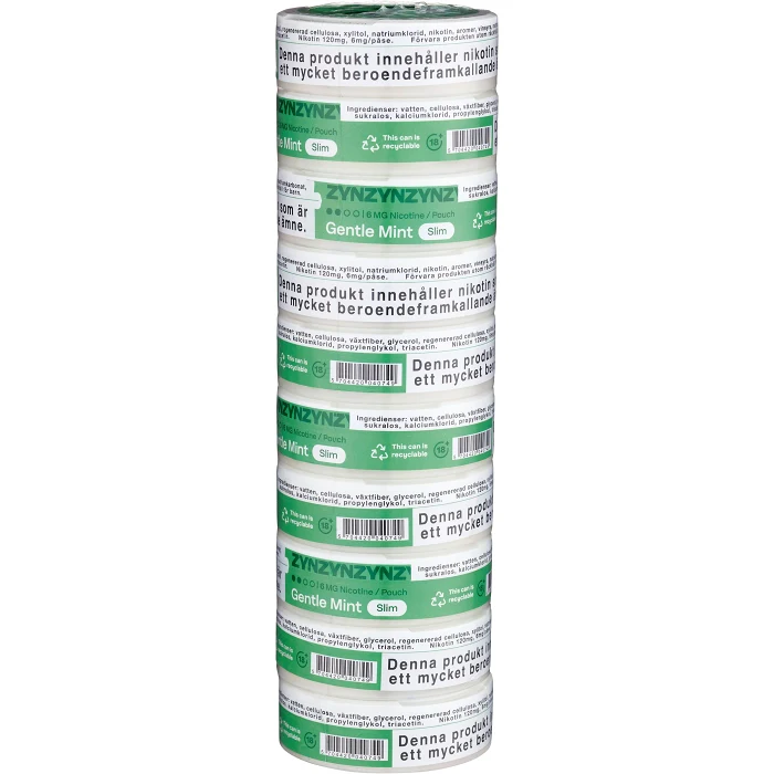 Zyn Gentle Mint Slim 6mg S2 Stock