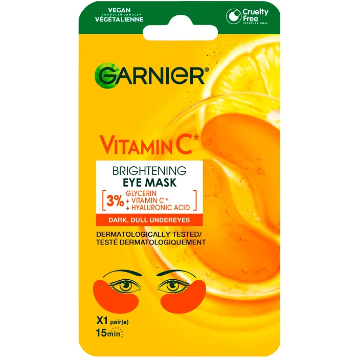 Ögonmask Vitamin C Brightening & Glow boosting Eye mask 1-p Garnier