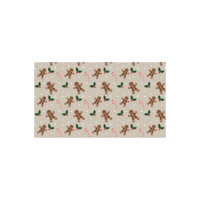 Julpapper Pepparkaka, 0,7x3m