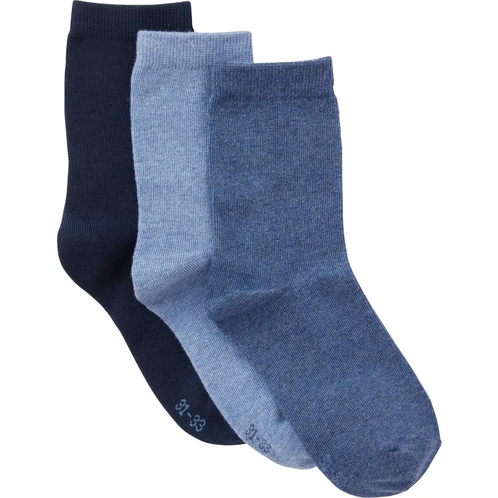 Strumpa 3p blåmel 34/36 mywear