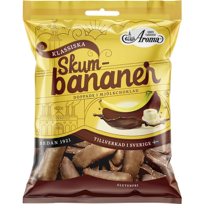 Chokladbananer Skum 100g Aroma