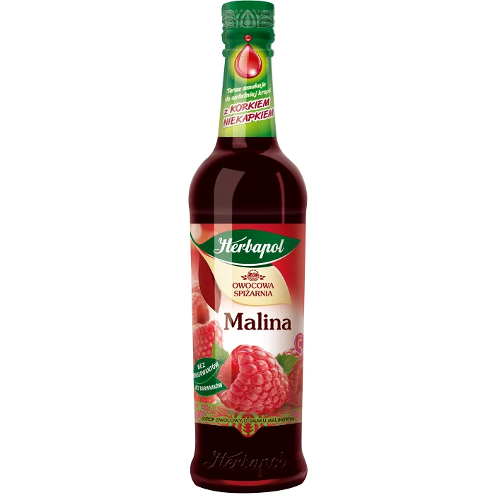 Hallonsyrup 420ml Herbapol