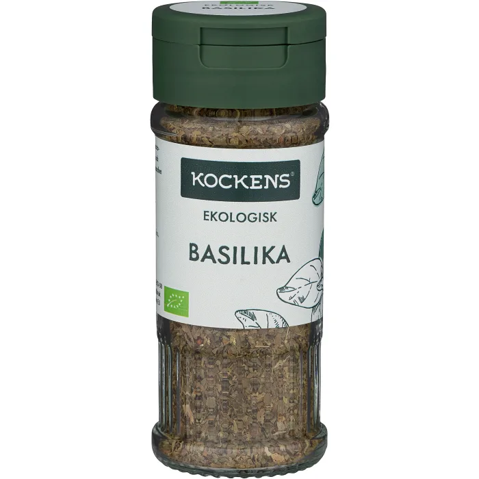 Basilika Torkad Eko 17g Kockens