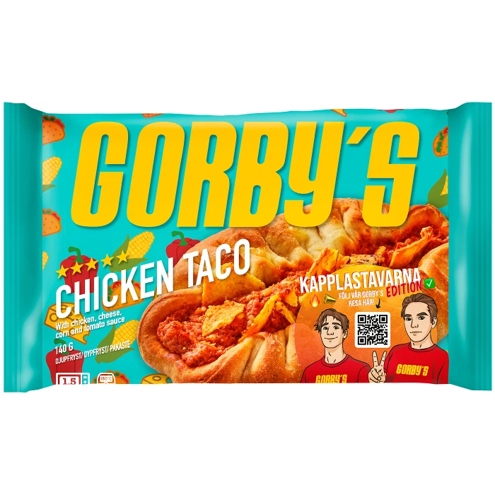 Pirog Chicken taco 140g Gorbys