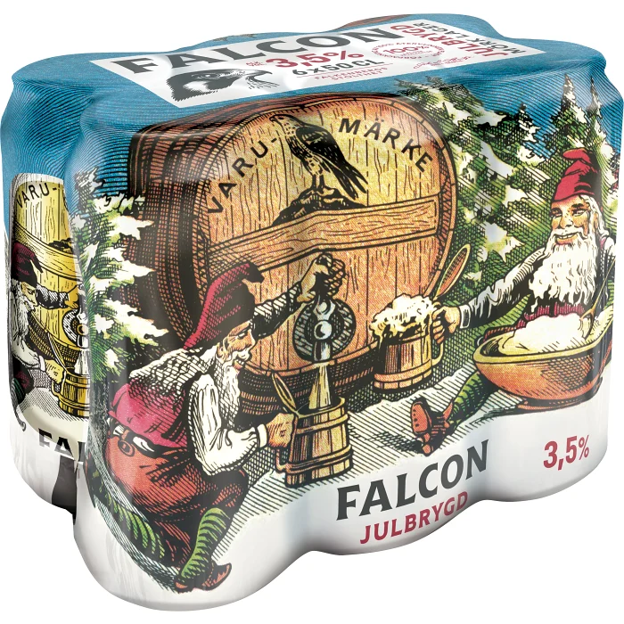 Öl Julbrygd 3,5% 6-p 50cl Falcon