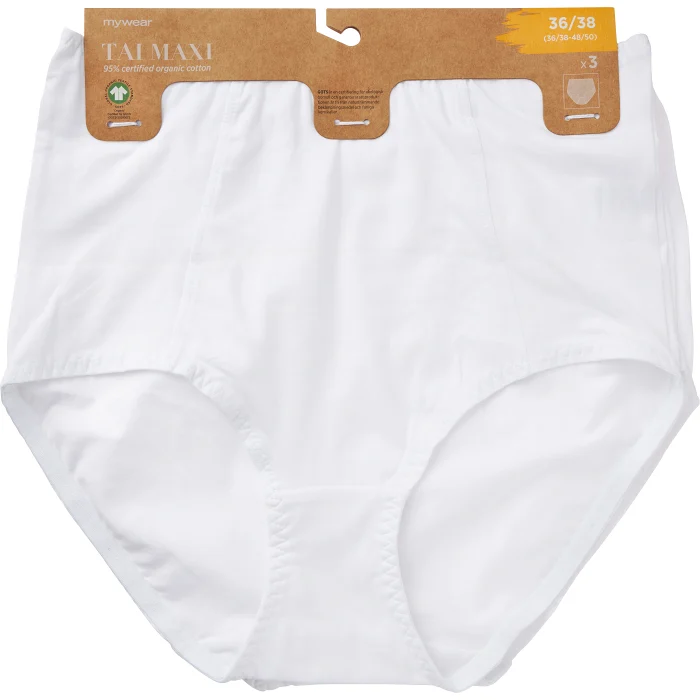 Maxi Marika 3p vit 44/46 ICA I love eco