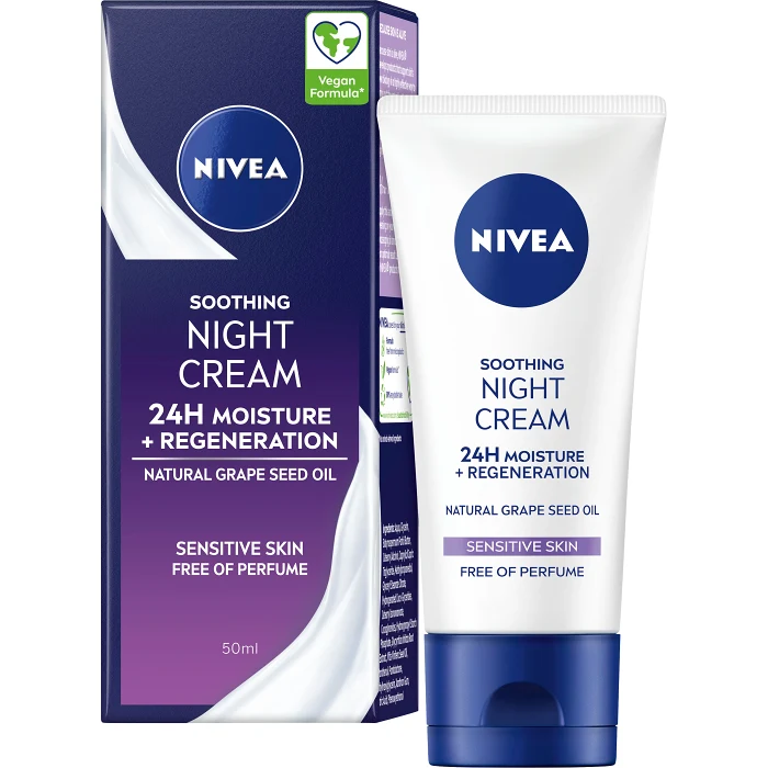Nattkräm Soothing Night Cream 50ml Nivea
