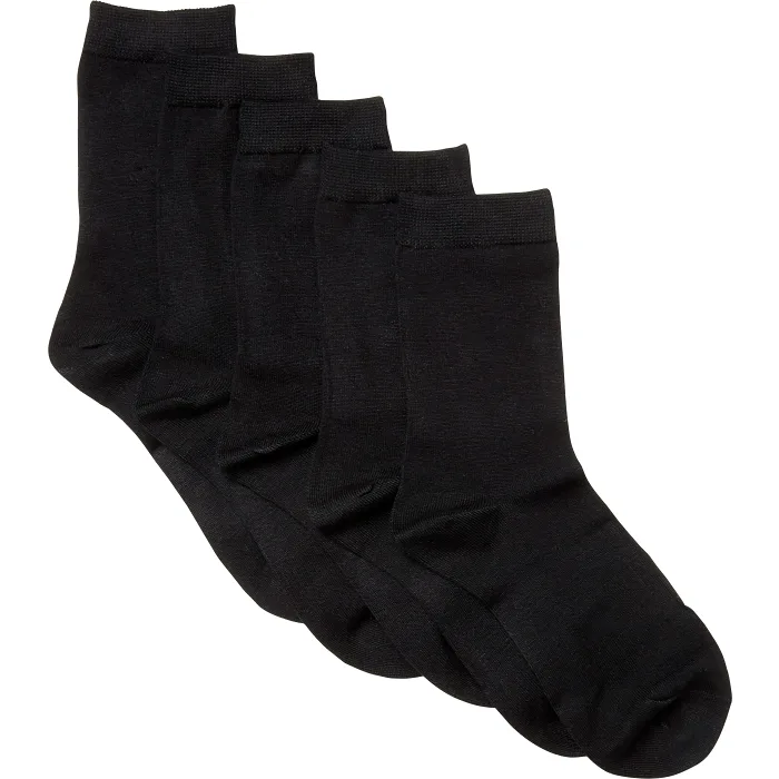 Socka 5p svart 36/38 mywear