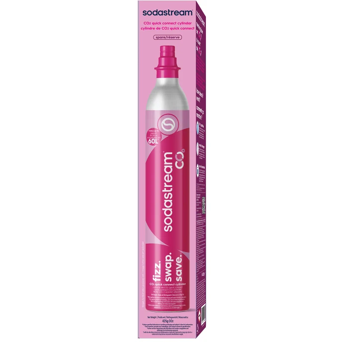 Kolsyrecylinder 60L CQC Sodastream
