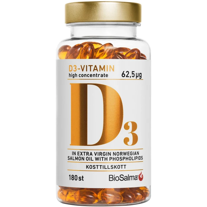 D3 vitamin 62.5 μg 180-p BioSalma