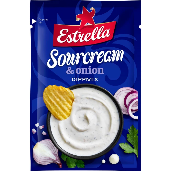 Dipmix Sourcream & Onion 24g Estrella