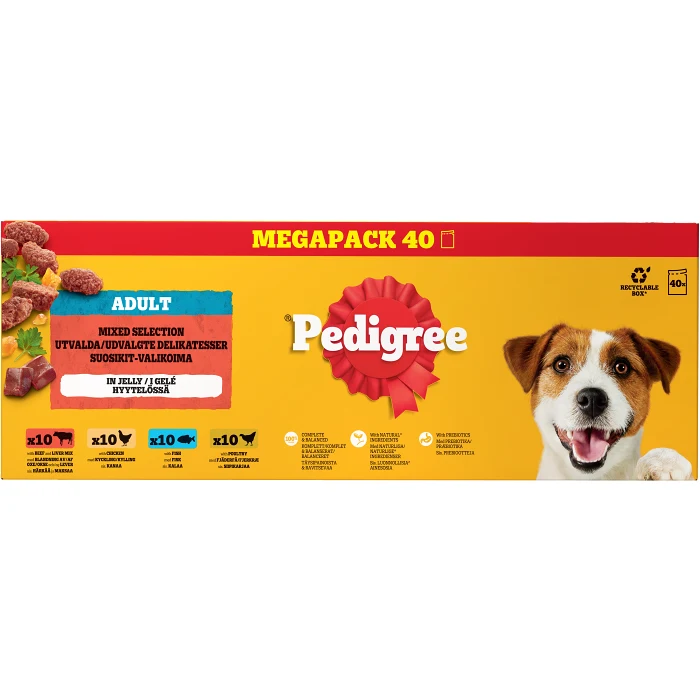 Hundmat Multipack 40p Pedigree