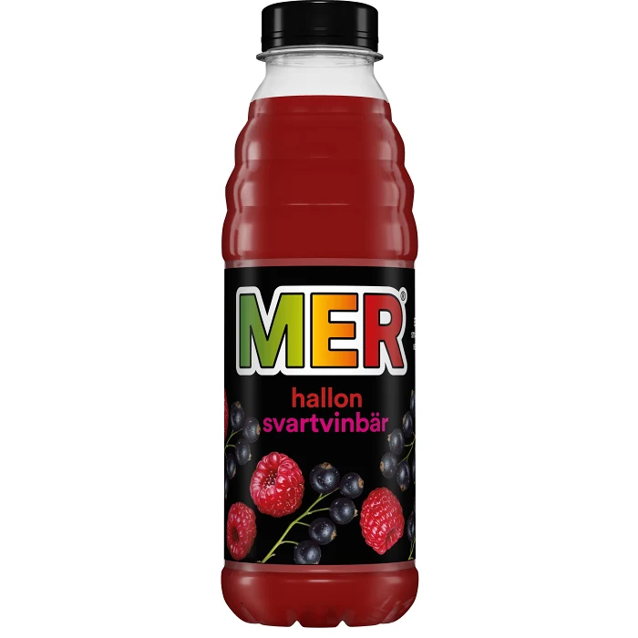 Fruktdryck Hallon & svartvinbär 50cl MER