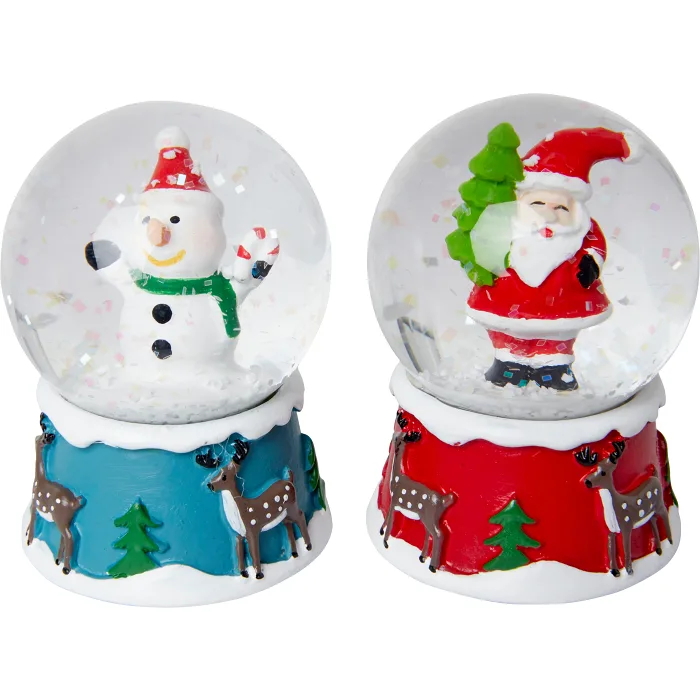 Snöstorm snögubbe eller tomte 6cm 1p ICA