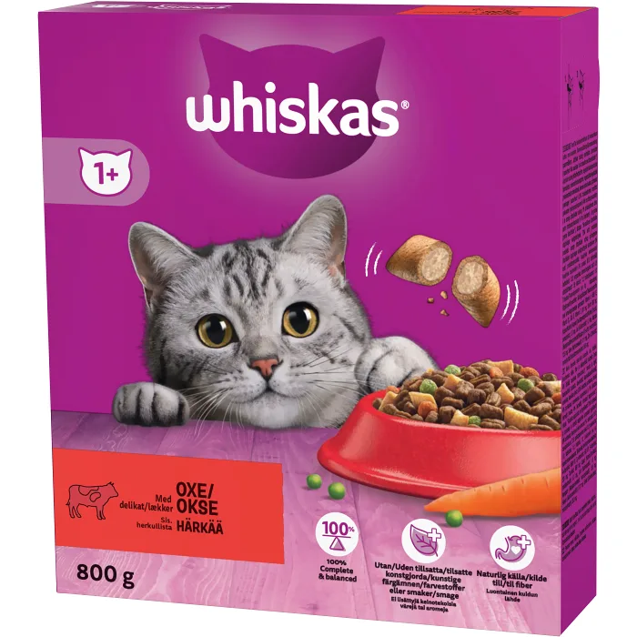 Kattmat Biff Adult 800g Whiskas