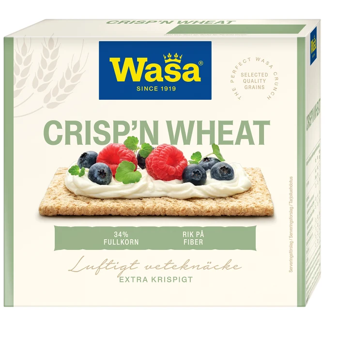 Knäckebröd Crisp'n Wheat 110g Wasa