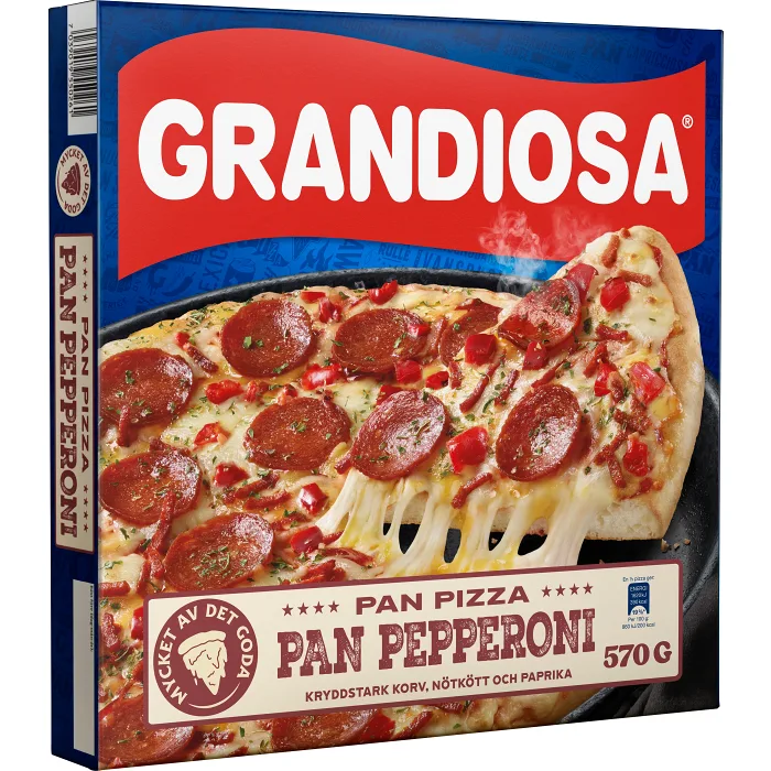 Pan pizza pepperoni 570g Grandiosa