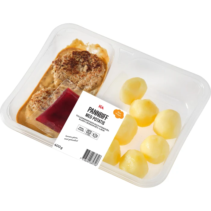 Färdigmat Pannbiff med Potatis Svampsås 400g ICA