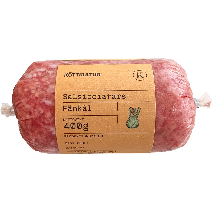 Salsicciafärs Färsk Fänkål 400g Köttkultur