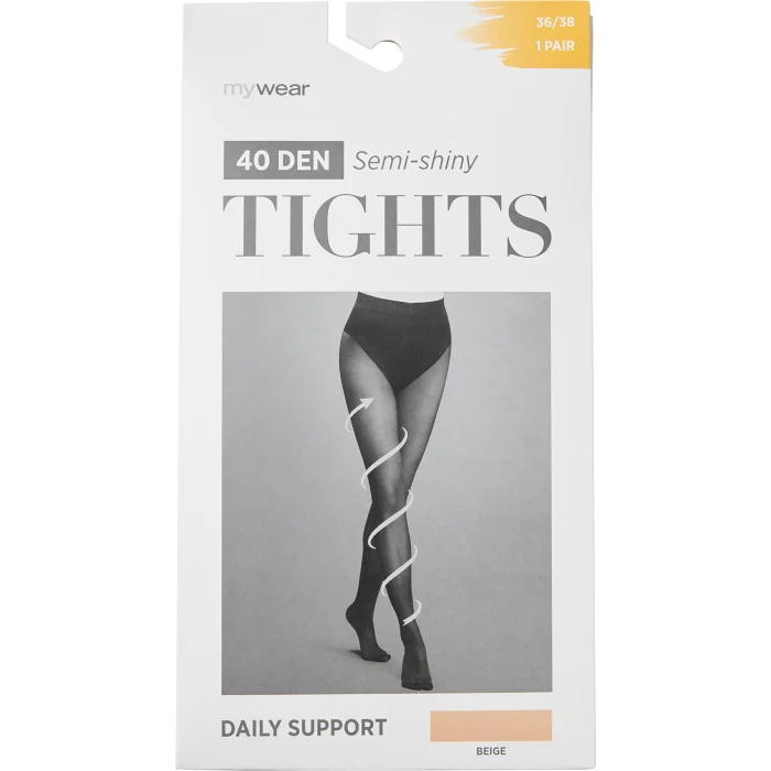 Strumpbyxa 40D Daily Support beige 40/42 mywear