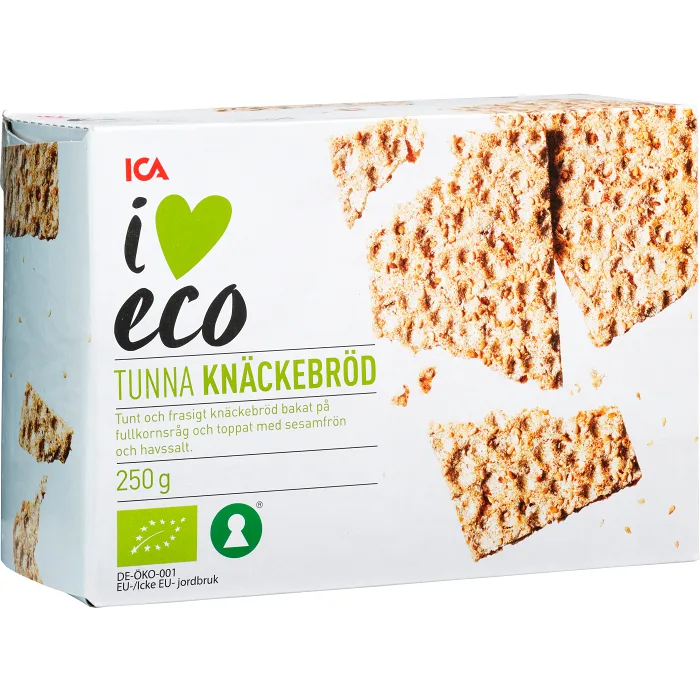 Tunt knäckebröd Ekologisk 250g ICA I love eco