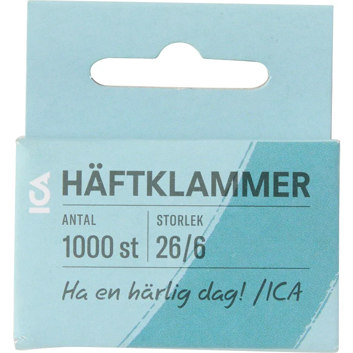 Häftklammer 26/6 1 000 st
