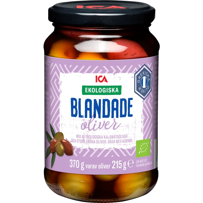Oliver Blandade med kärnor Ekologisk 370g ICA I love eco