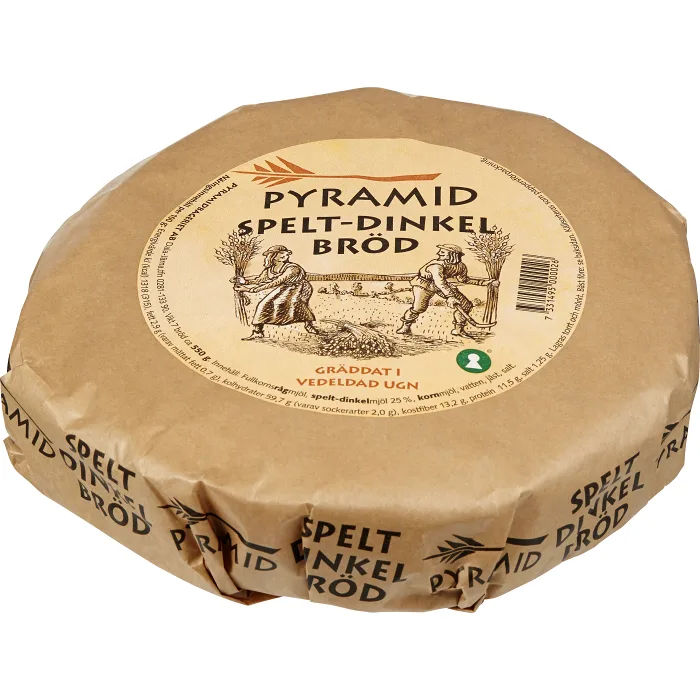 Spelt dinkelbröd 550g Pyramid