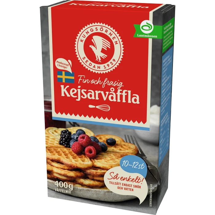 Kejsarvåfflor ca 10st 400g Kungsörnen