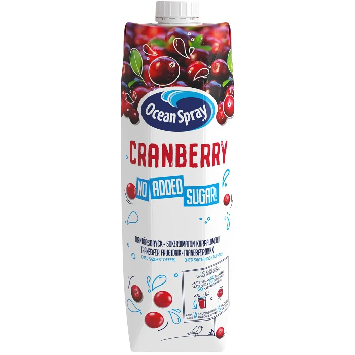 Tranbärsdryck Light 1000ml Ocean Spray