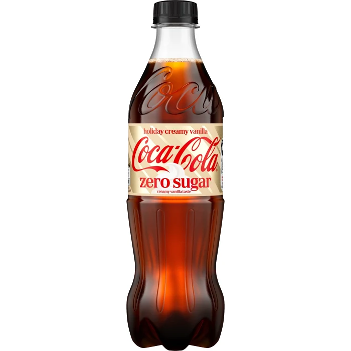 Läsk Holiday Creamy Vanilla Zero 50cl Coca-Cola