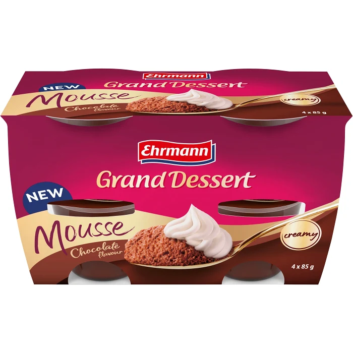 Dessert Chokladmousse 4-p 340g Grand Dessert