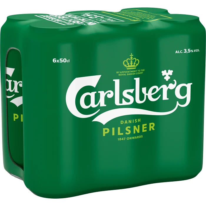 Öl Pilsner 3.5% 6-p 50cl Carlsberg