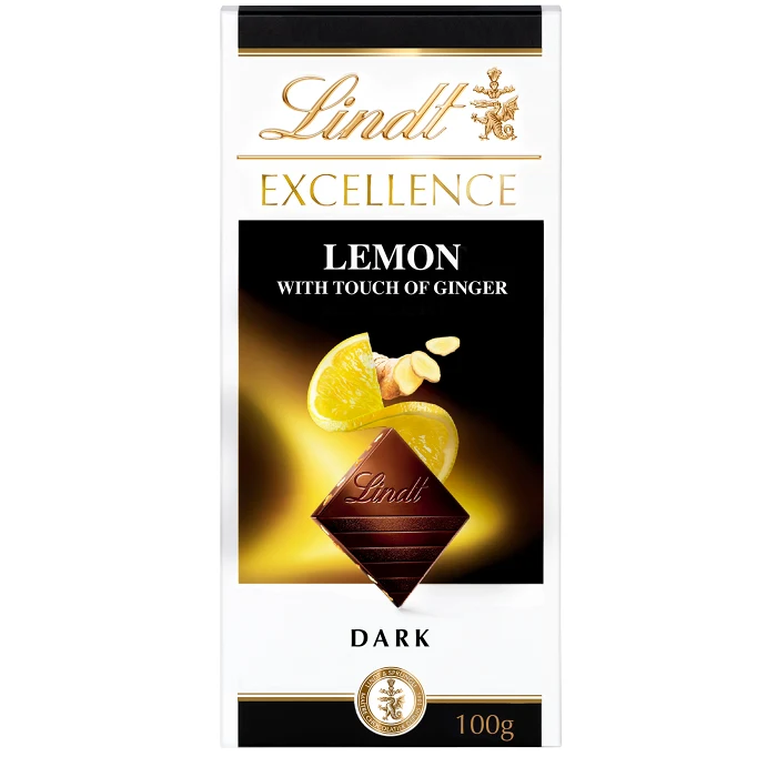Choklad Excellence Lemon ginger 100g Lindt
