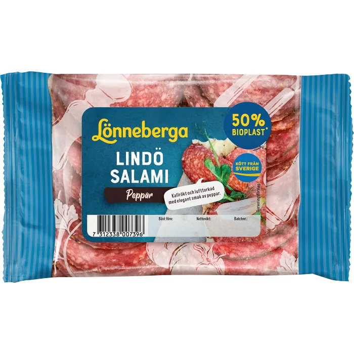 Lindösalami Peppar 90g Lönneberga
