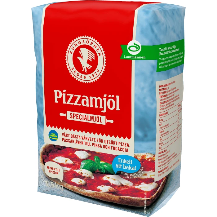 Pizzamjöl 1,5kg Kungsörnen