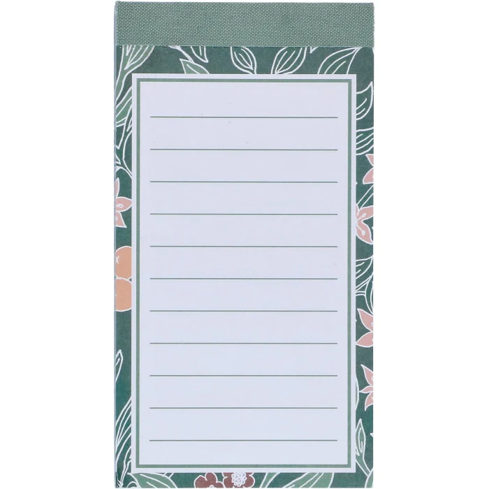 Inköpslista med magnet Botanical 15x8 cm