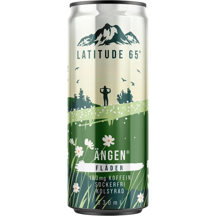Energidryck Ängen-Fläder 33cl Latitude 65